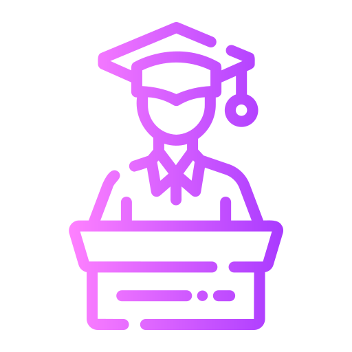 kurs Generic gradient outline ikona