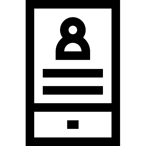 cv Basic Straight Lineal Ícone