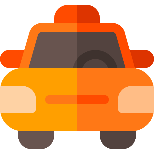 taxi Basic Rounded Flat icon