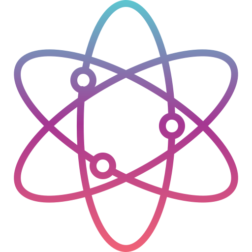 atom Generic gradient outline ikona