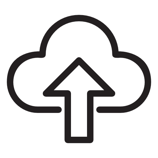 Cloud computing Vector Market Light Rounded icon