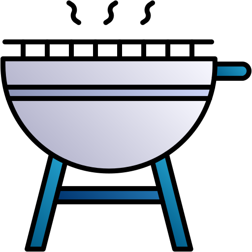 Barbacue Generic gradient lineal-color icon