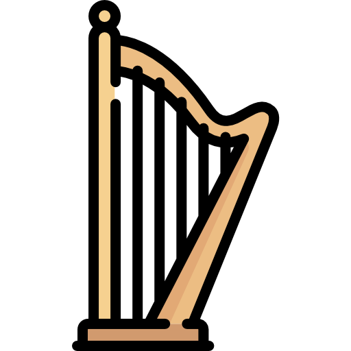 Harp Special Lineal color icon