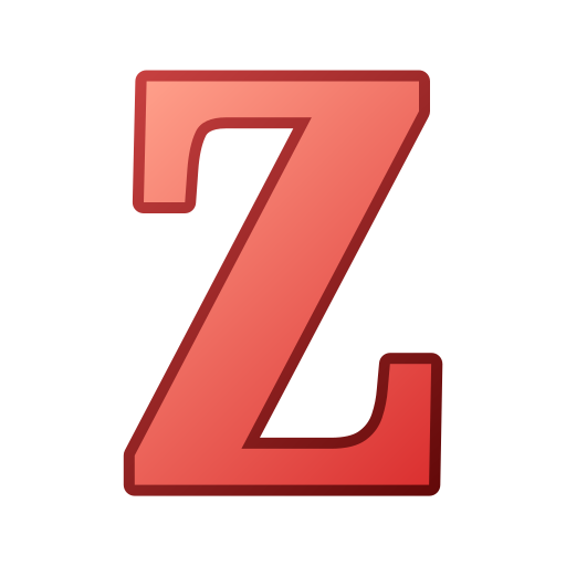 Letter z Generic gradient lineal-color icon