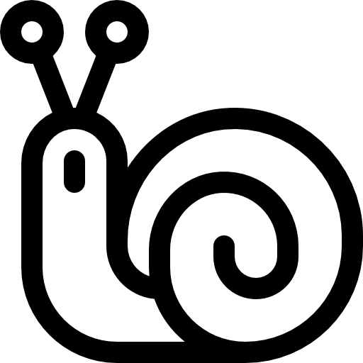 lumaca Basic Rounded Lineal icona