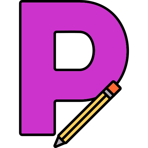 brief p Generic color lineal-color icon