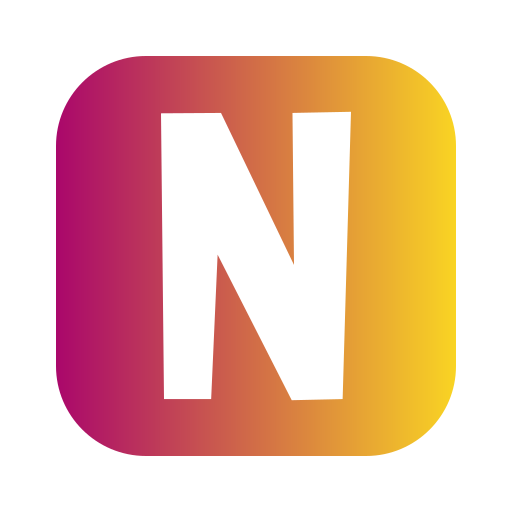 N Generic gradient fill icon