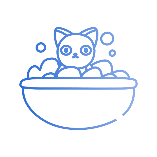 Cat Generic gradient outline icon