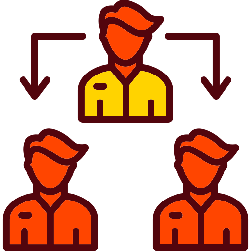 Delegate Generic color lineal-color icon