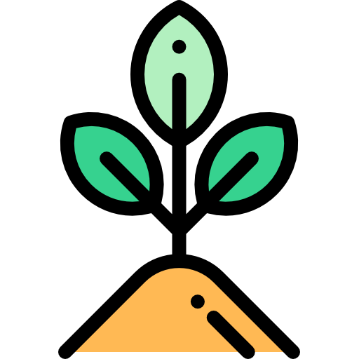 Plant Detailed Rounded Lineal color icon