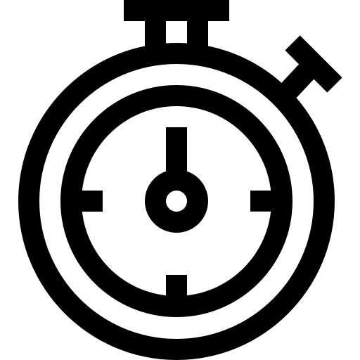 cronômetro Basic Straight Lineal Ícone