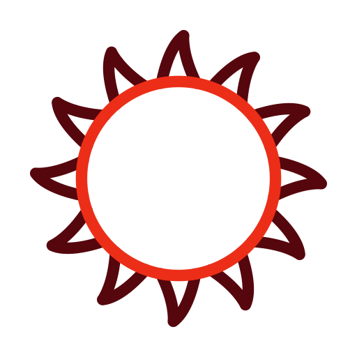 太陽 Generic color outline icon