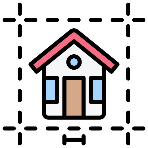 Architecture Generic color lineal-color icon