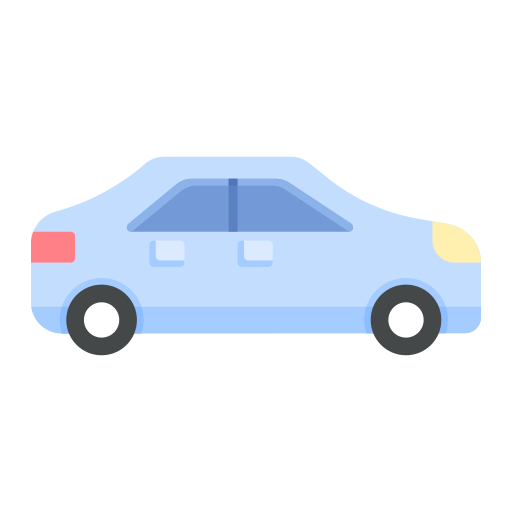 Car Generic color fill icon