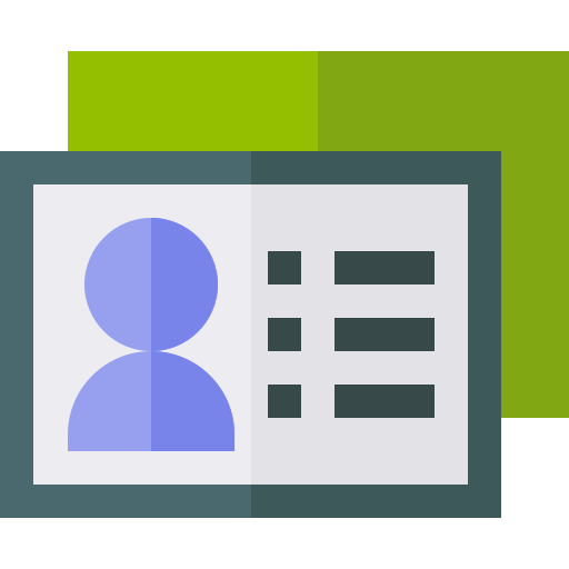 compte Basic Straight Flat Icône