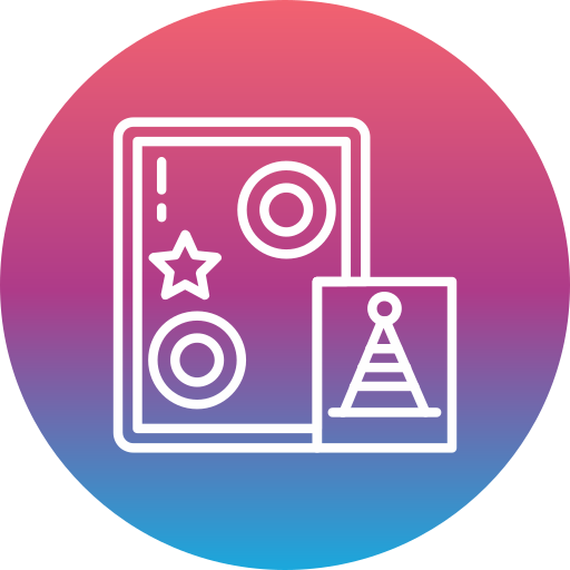 party Generic gradient fill icon