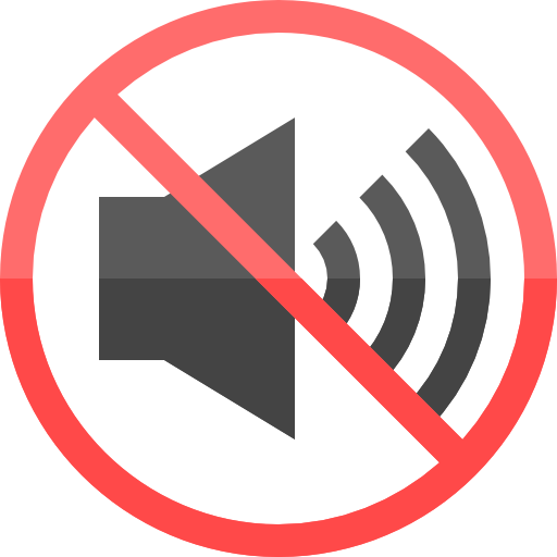 No sound Basic Straight Flat icon