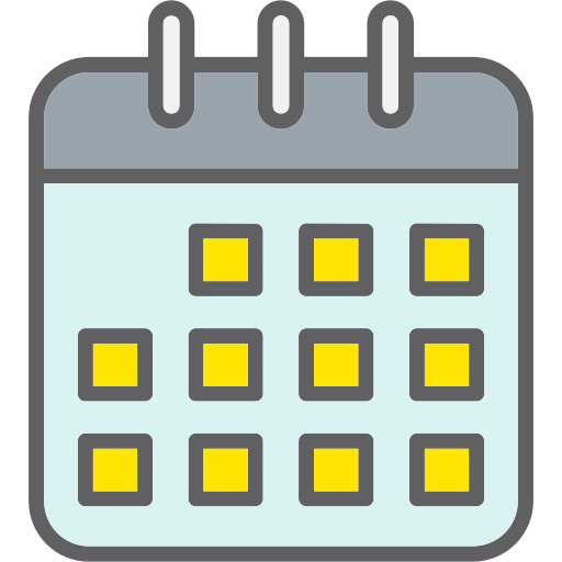 kalender Generic color lineal-color icon