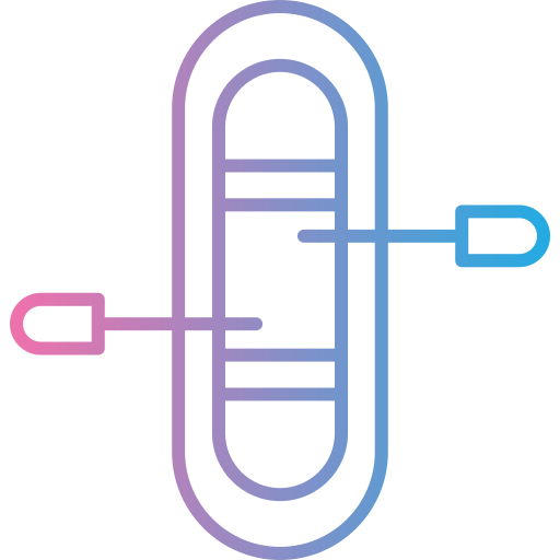 rafting Generic gradient outline icona