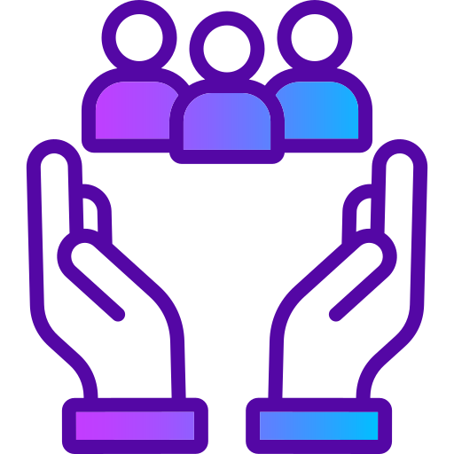 Customer Generic gradient lineal-color icon