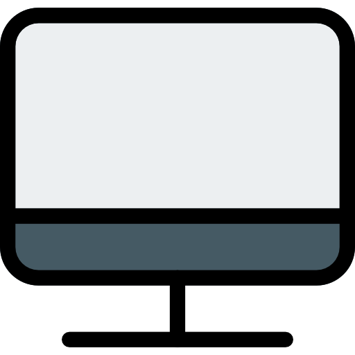 monitor Pixel Perfect Lineal Color icon