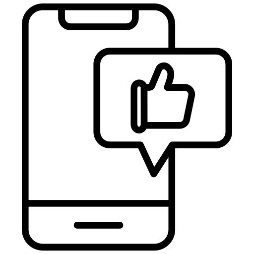 Smartphone Generic black outline icon