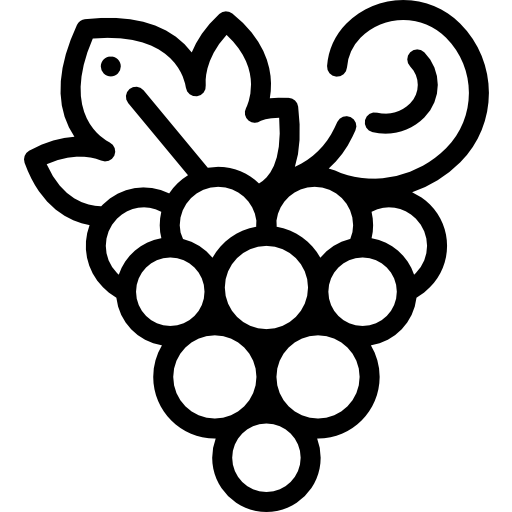 uva Detailed Rounded Lineal icona