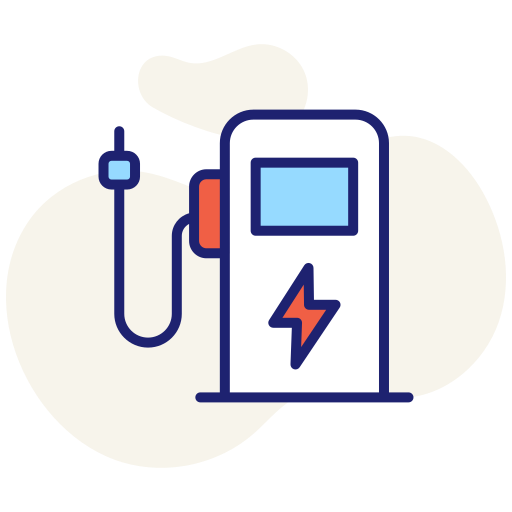 Charging station Generic color lineal-color icon