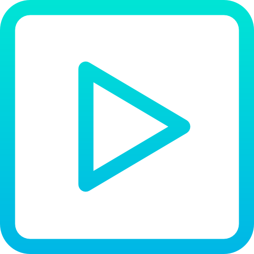 Play button Kiranshastry Gradient icon