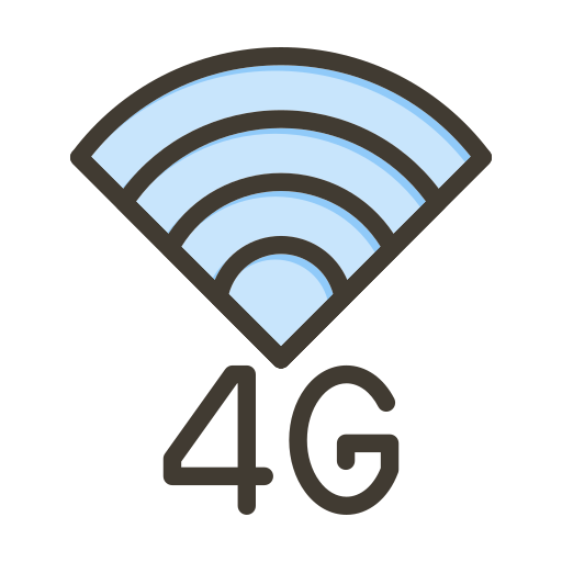 4g Generic color lineal-color icon