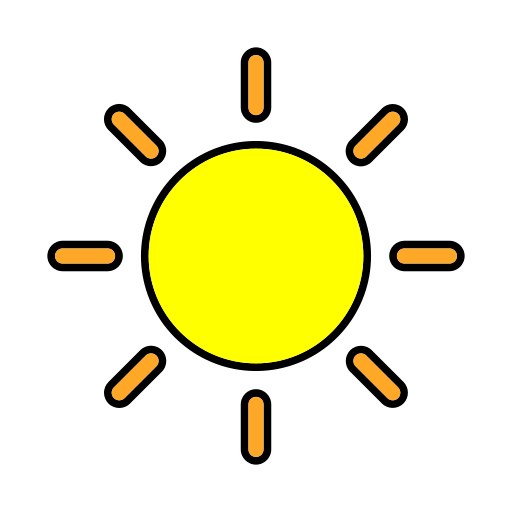 sonne Generic color lineal-color icon