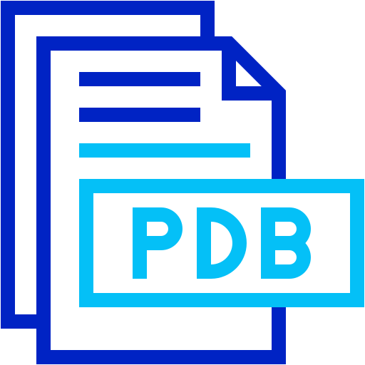 pdb Generic color outline icon