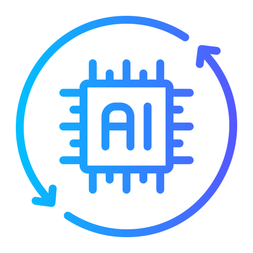 円形の矢印 Generic gradient outline icon