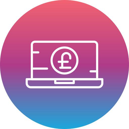 Online payment Generic gradient fill icon