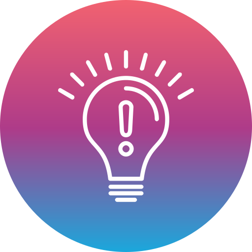 Light bulb Generic gradient fill icon