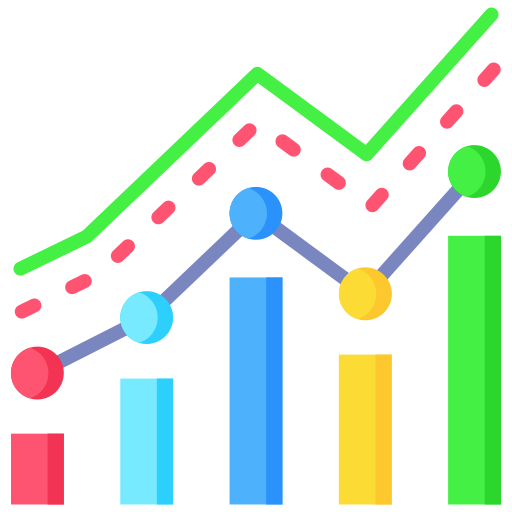 graph Generic color fill icon