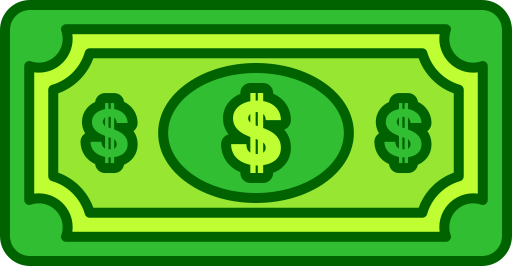 dollar Generic color fill icon