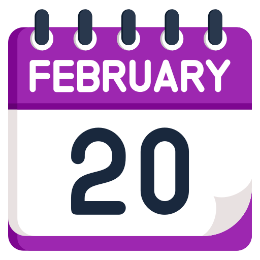 februar Generic color fill icon