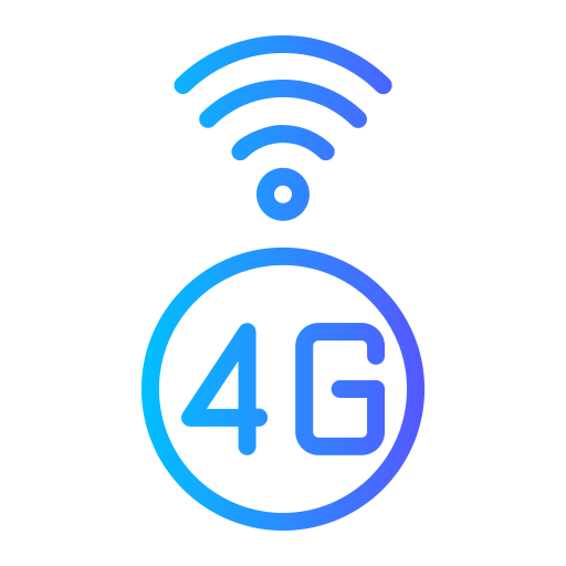 4g Generic gradient outline icon