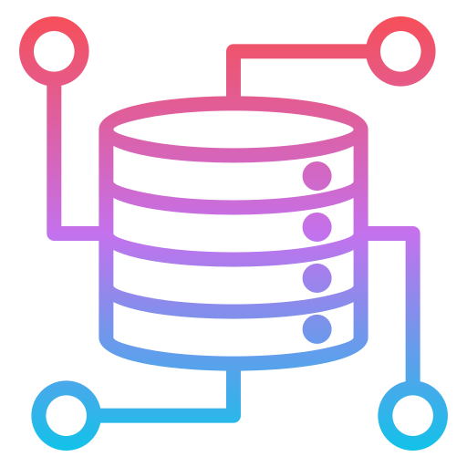 daten Generic gradient outline icon