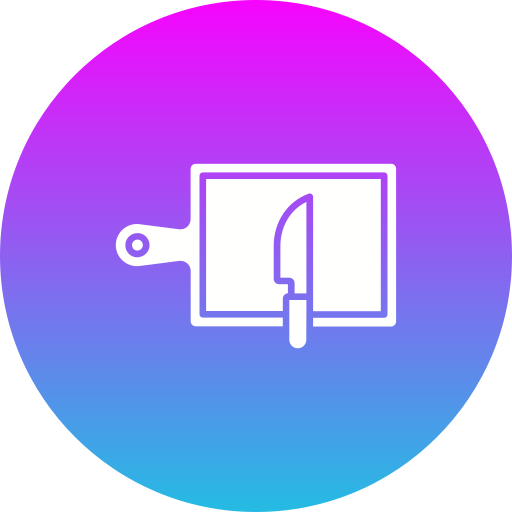 Cutting board Generic gradient fill icon