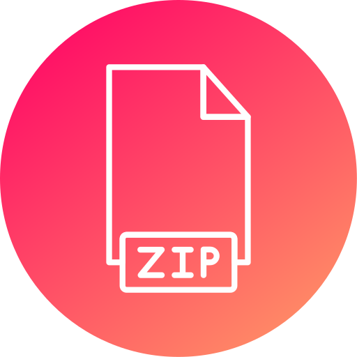 Zip file Generic gradient fill icon