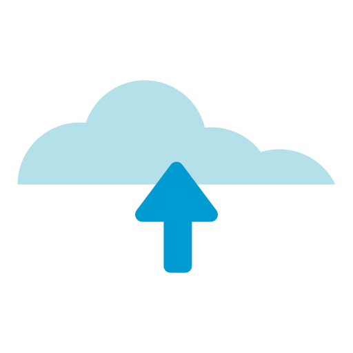 cloud hochladen Generic color fill icon