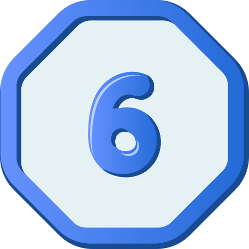 Six Generic color fill icon