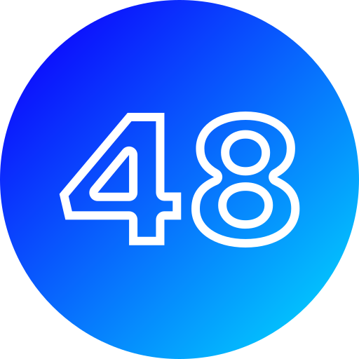 Forty eight Generic gradient fill icon