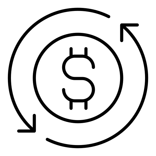 kapitalrendite Generic black outline icon