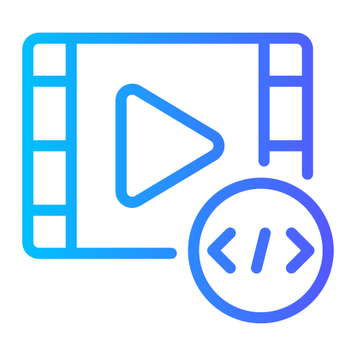 riproduzione video Generic gradient outline icona