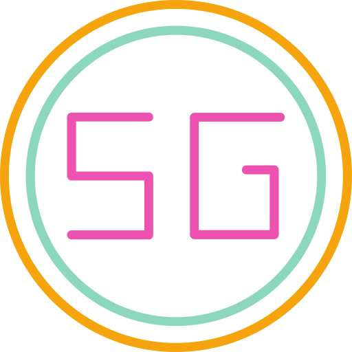 5g Generic color outline Ícone