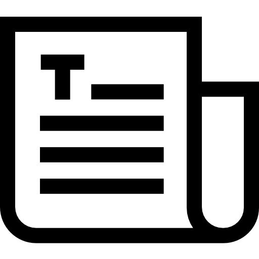 plik Basic Straight Lineal ikona