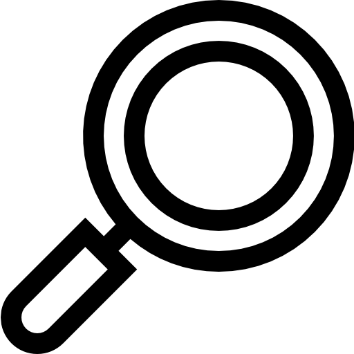 zoekopdracht Basic Straight Lineal icoon